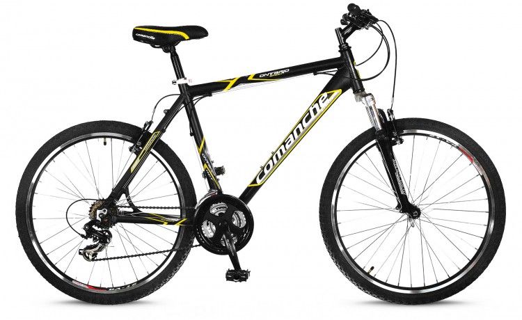 Велосипед COMANCHE Ontario Sport M 26 (2015), рама 20.5", черный/желтый