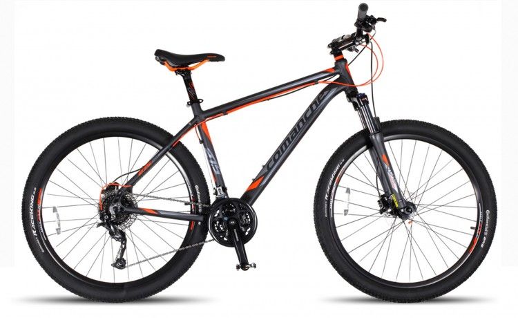 Велосипед COMANCHE Hurricane 27.5 (2017), рама 19", серый