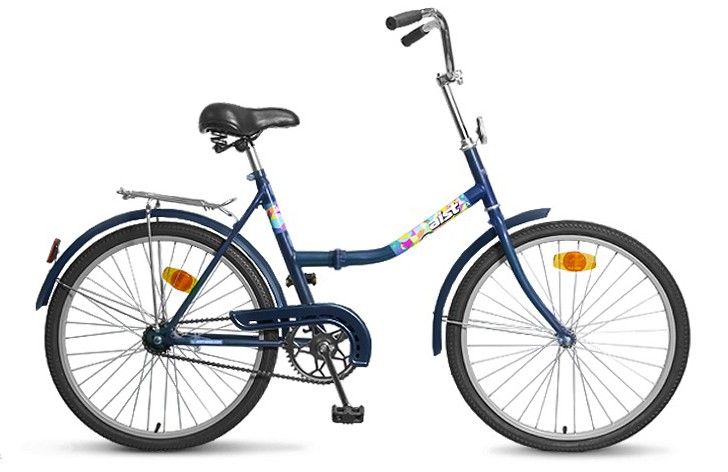 Велосипед AIST Fold 24 (2016), рама 16", синий