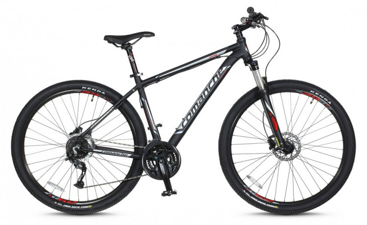 Велосипед COMANCHE Hurricane 29 (2019), рама 19", черный