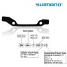 Адаптер SHIMANO SM-MA-R160PSA для дискового тормоза задний, под ротор 160мм