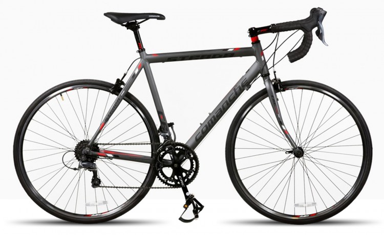 Велосипед COMANCHE Strada Pro 28" (2017), рама 56см, серый