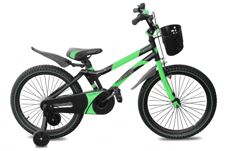 Велосипед SIGMA Hammer S500 20" (2018), рама 28см, черный/зеленый