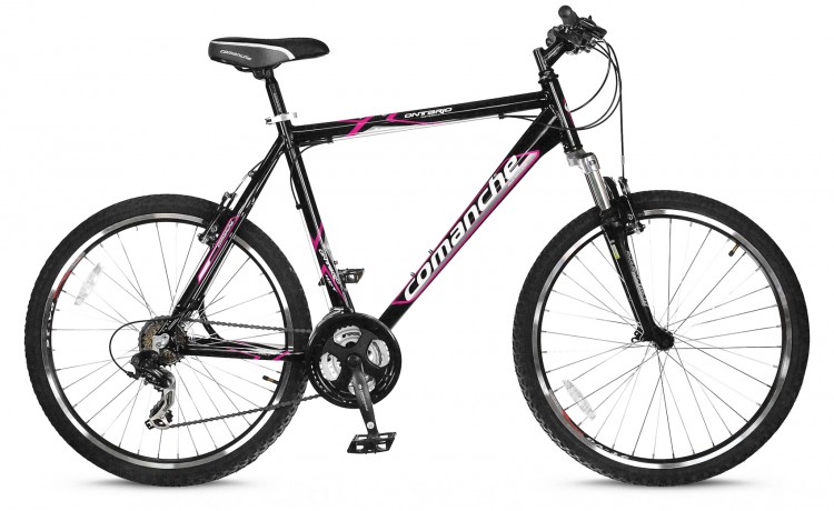 Велосипед COMANCHE Ontario Sport M ST 26 (2014), рама 22", черный/фиолетовый