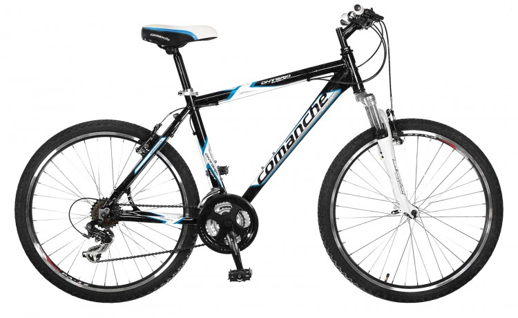 Велосипед COMANCHE Ontario Sport M 26 (2015), рама 17", черный/синий